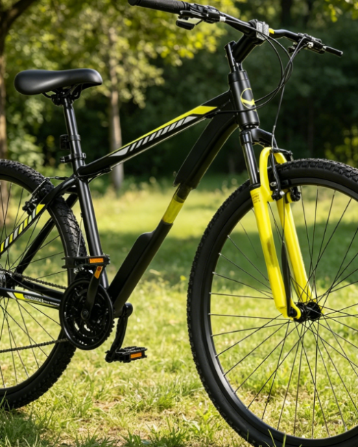 Aluminum Alloy 21-Speed Hardtail Mountain Bike with Thumb Shifters